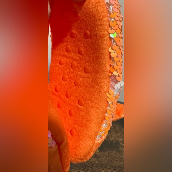 Snuggle Toes Toddler/Little Girls Orange Fox Slipper Socks NWT Size 8-13 - Picture 4 of 5